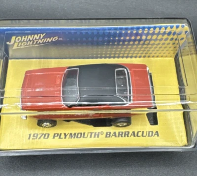 2005 Johnny lightning THUNDER JET 500 SLOT CAR ORANGE 1970 PLYMOUTH BARRACUDA - Image 1 of 4