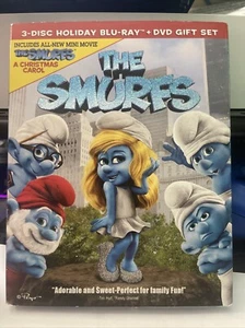 The Smurfs/The Smurfs: Christmas Carol (Blu-ray/DVD, 2011, 3-Disc Set, ... - Picture 1 of 3