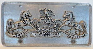 Vintage Pennsylvania State Seal License Plate - Picture 1 of 2