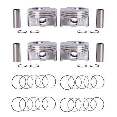 4Pcs Piston & Rings kit For 2014-2018 Kia Soul Forte Forte5 Forte Koup 2.0L - Imagem 1 de 4