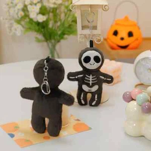 Jelly Cat Skull Plush Toy Anime Cute Stuffed Doll Creative Home Decoration - Picture 1 of 11