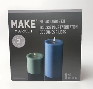 Make Market Pillar Candle Kit - Makes Two Wax Candles - New - Picture 1 of 6