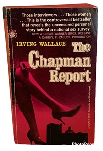 The Chapman Report by Irving Wallace 1962 Movie Tie-In Paperback Jane Fonda - Imagen 1 de 9