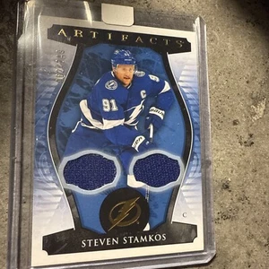 Stamkos 062/249 Doble Parche Artefactos Temporada Final en Tampa - Imagen 1 de 4
