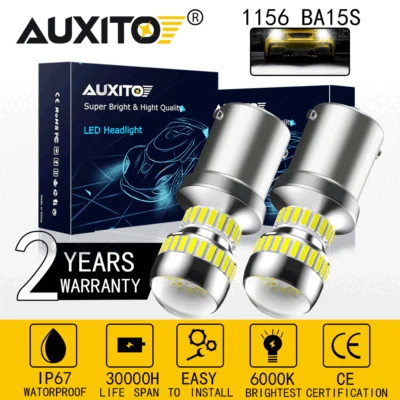 1156 BA15S LED Reverse Backup Light Bulbs For Mercedes-Benz C220 C230 C280 S600 - Image 1 of 4