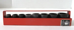 Matco Tools 7pc 6pt Impact 3/8dr Swivel Socket Set W/Case - Foto 1 di 10