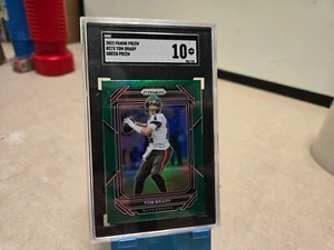 2022 Panini Prizm Tom Brady Green Prizm #273 SGC 10 - Picture 1 of 2