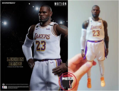 ENTERBAY 1/9 Scale LEBRON JAMES ACTION FIGURE NBA LAKERS MM-1210 - Image 1 of 4