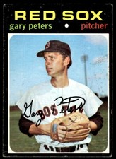 1971 Topps Baseball Card Gary Peters Boston Red Sox #225