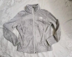 The North Face Oseto Women's Fleece Jacket Full-Zip Size Medium Gray - Picture 1 of 12