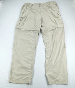 Columbia Omni Shield Convertible Cargo Pants Men's Beige Size 2XL (40/33) - Picture 1 of 21