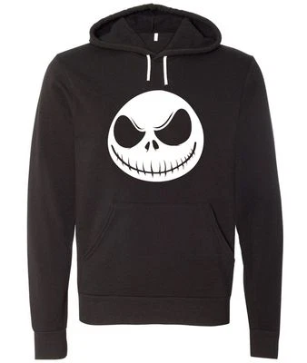 Nightmare Before Christmas "Jack Skellington Skull" Unisex Hooded Sweatshirt - Image 1 of 2