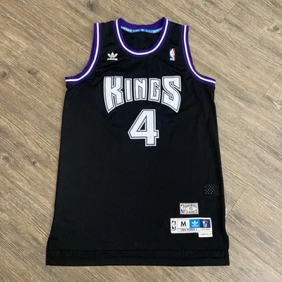 Adidas Hardwood Classics Chris Webber Sacramento Kings Jersey Medium +2 Length - Image 1 of 4