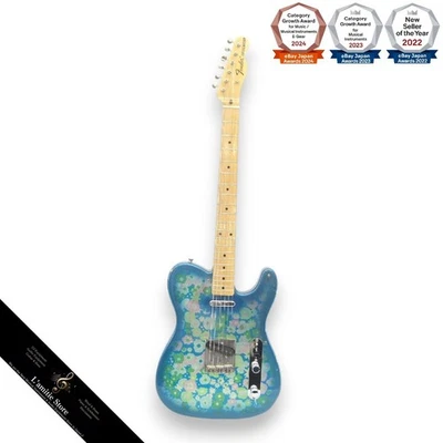 Guitare électrique Fender Japan TL6985 Blue Flower avec série # UD3828 - Photo 1/4