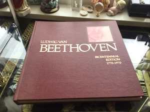 Ludwig Van Beethoven, Bicentennial Edition 1770 1970 34218 HC Book - Foto 1 di 15