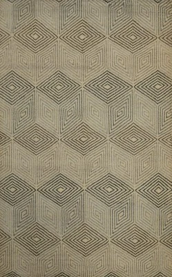 Alfombra de lana Gabbeh geométrica contemporánea hecha a mano alfombra oriental moderna 5x7 Foto 1 de 4