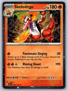 Skeledirge (Kosmos Holo) Scarlet Violet Collector Chest Promo Pokemon Karte NM - Bild 1 von 2