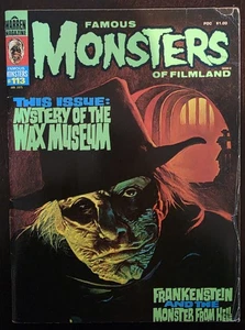 Famous Monsters of Filmland Magazine #113 Wax Museum-  Warren Publishing 1975 - Bild 1 von 2