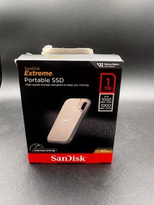 SanDisk Extreme PRO V2 1TB USB-C Portable External SSD SDSSDE51-1T00-AW25 SEALED - Photo 1/5