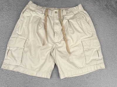 Pantalones Cortos Tommy Bahama Para Hombre Medianos Caqui Relax Carga Cintura Elástica Cordón Foto 1 de 4