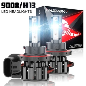 For Nissan NV200 2013-2019-2X 2 Side 9008 / H13 LED Headlight 6000K White Bulbs - Picture 1 of 15