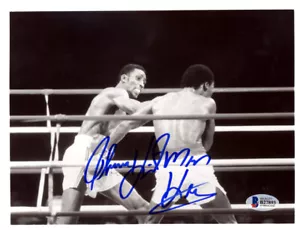 Thomas "Hitman" Hearns Autographed Signed 7x9 Photo Vintage Beckett BAS #B27893 - Picture 1 of 2