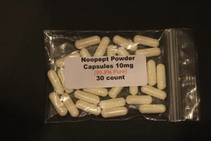 Noopept Capsules 98.8% Pure 10mg each 30 count - Imagen 1 de 2