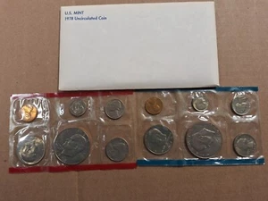 1978 US Mint Uncirculated Set, 12 coin set, OGP, Philadelphia and Denver mints - Picture 1 of 6