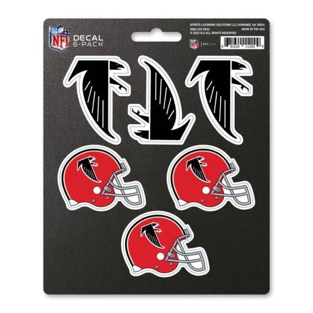 Atlanta Falcons Retro Vintage - Juego de 6 hojas de pegatinas Foto 1 de 1