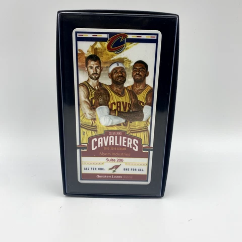 Cleveland Cavaliers Metal Commemorative Ticket With Stand Suite 206 Cover