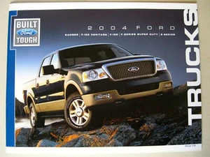 Prospecto Ford Ranger F-150 & Heritage F-Series Super Deber E- 2004 Folleto USA - Imagen 1 de 3