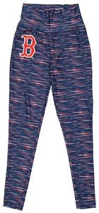 MLB Baseball Women's Boston Red Sox Space Dye Leggings - Picture 1 of 3