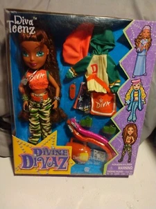 Divine Divaz Diva Black African American Sister Doll New Kid Kore RARE open box - Picture 1 of 7
