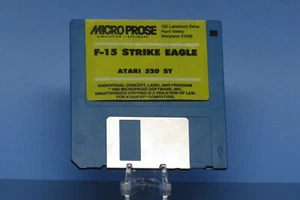 Atari ST F-15 STRIKE EAGLE 1985 Vintage Software & Instruction Manual - Picture 1 of 3