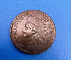 1871 Indian Head Cent Penny * Nice Coin * Key Date * F Details* Free Shipping*