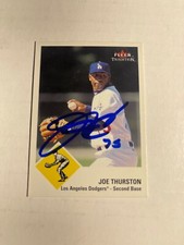 Los Angeles Dodgers JOE THURSTON Signed Card
