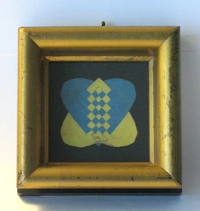 Antique New England Paper Cut Interwoven Heart Love Token Folk Art Valentine - Picture 1 of 8