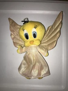 Warner Brothers Studio Store Tweety Vogel Weihnachtsengel 9 Zoll Plüsch Vintage 1999 Fleck - Bild 1 von 8