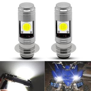 2x 6500K White LED Headlight Bulb For Honda C 90 M Cub E/Start (85cc) 1985-2003 - Picture 1 of 9