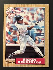 RICKEY HENDERSON CARDS Your Pick TOPPS Tiffany Fleer Donruss Score UDeck 1981-92