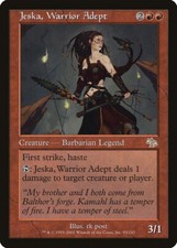 Jeska, Warrior Adept Judgment NM Red Rare MAGIC THE GATHERING CARD ABUGames