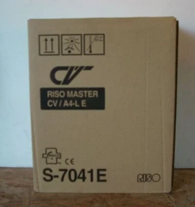 Riso S-7041E Master CV / A4-L E para CV 3230 3030 EMBALAJE ORIGINAL A - Imagen 1 de 1