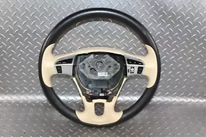 13-18 Flying Spur Black Leather Magnolia Driver Steering Wheel OEM Factory WTY - Picture 1 of 12
