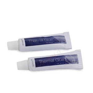 2x 10g Silicone Thermal Adhesive Plaster Glue Paste For GPU Chipset Heatsink LED - Picture 1 of 2