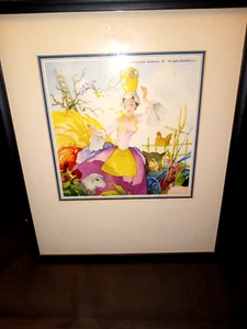 Jean A Mercier 1956 framed art print fables france beuchet vanden brugge - Picture 1 of 7