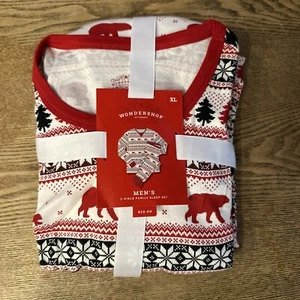 Wondershop Christmas Fair Isle Herren 2-teiliger passender Familien-Pyjama X-Large XL - Bild 1 von 3