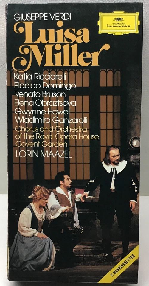 Verdi Luisa Miller Maazel 2 Cassette Box Set 3370035 With Booklet - Image 1 of 4