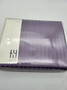 VTG Hillard & Hanson Queen Fitted Sheet Cotton Jacquard Sateen, 220TC Purple NEW - Picture 1 of 6