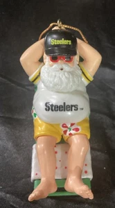 Steelers Weihnachtsmann Weihnachtsschmuck Strand - Bild 1 von 3