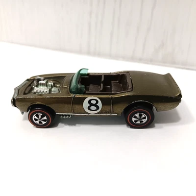 1969 MATTEL HOT WHEELS REDLINES LIGHT MY FIREBIRD ОЛИВКОВЫЙ - Изображение 1 из 4